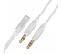 Cablu Audio Pentru Calculator Dudao 4-pole L11R, 3.5 mm Mama - 3.5 mm Tata (Microfon, Casti), 0.2 m, Argintiu