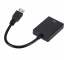 Adaptor Audio si Video USB la HDMI OEM, Pentru Laptop, Negru