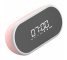 Mini Boxa Bluetooth Baseus Encok E09 Stylish, cu Alarma ceas si Lampa LED, Roz Blister Original NGE09-04