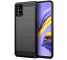 Husa pentru Samsung Galaxy A51 A515, Carbon, Neagra