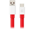 Cablu Date si Incarcare USB la USB Type-C OnePlus Warp Charge 30, 1.5 m, Rosu 5461100012