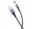 Cablu Incarcare USB la Lightning XO Design NB125, 2A, 1 m, Negru