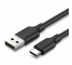 Cablu Date si Incarcare USB la USB Type-C UGREEN 3A, 0.5 m, Negru, Bulk
