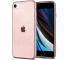 Husa TPU Spigen Liquid Crystal Glitter pentru Apple iPhone 7 / Apple iPhone 8 / Apple iPhone SE (2020), Roz, Blister 042CS21419 