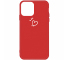 Husa TPU OEM Frosted Three Dots Love-heart pentru Apple iPhone 11 Pro, Rosie, Bulk 