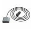 Incarcator Auto USB HOCO Z35, 1 X USB Tip-C - 3 X USB, 42W, Power Delivery, Cu Cablu, Gri Negru