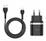 Incarcator Retea cu cablu USB Tip-C HOCO C12Q, QC3.0, 1 X USB, Negru, Blister 