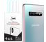 Folie Protectie Camera spate 3MK pentru Samsung Galaxy S10+ G975, Plastic, Set 4 buc