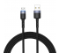 Cablu Date si Incarcare USB la MicroUSB Tellur LED, 2A, 2 m, Negru TLL155304