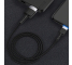 Cablu Date si Incarcare USB la Lightning Tellur LED, 2A, 2 m, Negru TLL155324