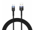 Cablu Date si Incarcare USB la USB Type-C Tellur LED, 2A, 2 m, Negru TLL155314