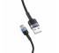 Cablu Date si Incarcare USB la USB Type-C Tellur LED, 2A, 2 m, Negru TLL155314