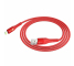Cablu Date si Incarcare USB la Lightning HOCO S24, Cu LED, 1.2 m, Rosu