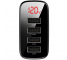 Incarcator Retea USB Baseus Mirror Lake, 4 x USB, Quick Charge, 30W, Afisaj Led, Negru CCJMHB-B01
