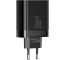 Incarcator Retea USB Baseus Mirror Lake, 4 x USB, Quick Charge, 30W, Afisaj Led, Negru CCJMHB-B01