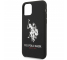 Husa pentru Apple iPhone 11 Pro Max, U.S. Polo, Big Horse, Neagra USHCN65SLHRBK