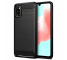 Husa TPU Forcell Carbon pentru Samsung Galaxy A41, Neagra