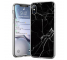 Husa TPU WZK Marble pentru Samsung Galaxy A41, Neagra, Blister 