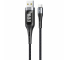 Cablu Incarcare USB la USB Type-C Remax Intelligent Digital Data Timer, 2,1A, RC-096a, 1.2 m, Negru