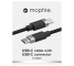 Cablu Date si Incarcare USB-C - USB-C Mophie, 100W, 1m, Negru 409903467