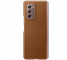 Husa Piele Samsung Galaxy Fold 2 F916, Leather Cover, Maro EF-VF916LAEGEU