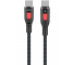 Cablu Date si Incarcare USB Type-C la USB Type-C Remax Super PD, RC-151cc, 1 m, Negru