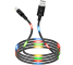 Cablu Date si Incarcare USB la Lightning XO Design NB108, 2.1A, 1 m, Negru, Blister 