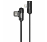 Cablu Incarcare si Audio USB - Lightning / Lightning - Lightning XO Design NB38, 2.4A, 1 m, Negru, Blister 