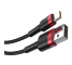 Cablu Date si Incarcare USB Type-C - USB / Lightning Baseus Cafule,18W, 1.2 m, Rosu CATKLF-EL91