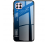 Husa TPU OEM Gradient cu spate din sticla pentru Huawei P40 lite, Albastra Neagra, Bulk 