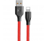 Cablu Date si Incarcare USB la Lightning McDodo Warrior CA-5152, 2.4A, 1.2 m, Rosu, Blister 