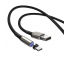 Cablu Incarcare USB - Lightning / USB Type-C / MicroUSB Baseus Zinc magnetic 2A, 1 m, Negru, Blister TZCAXC-F01 
