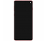 Display - Touchscreen Samsung Galaxy S10 G973, Cu Rama, Rosu (Cardinal Red), Service Pack GH82-18850H