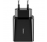Incarcator Retea USB Baseus 18 W, 3A, 2 X USB, Negru, Blister CCFS-V01 