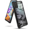 Husa Plastic - TPU Ringke Fusion X Design Camo pentru Samsung Galaxy A21s, Neagra XDSG0034