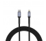 Cablu Date si Incarcare USB Type-C la Lightning Tellur, 18W, 1 m, Negru TLL155384