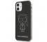 Husa TPU Karl Lagerfeld pentru Apple iPhone 12 mini, Metallic Iconic Outline, Neagra KLHCP12SPCUMIKBK