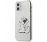 Husa Plastic Karl Lagerfeld pentru Apple iPhone 12 mini, Choupette Eat, Transparenta KLHCP12SCFNRC