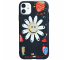 Husa TPU OEM Sun Flower pentru Apple iPhone 11, Neagra, Bulk 