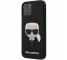 Husa TPU Karl Lagerfeld Head pentru Apple iPhone 12 Pro Max, Neagra KLHCP12LSLKHBK