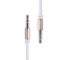 Cablu Audio 3.5 mm la 3.5 mm Remax L100, TRS - TRS, 1 m, Alb