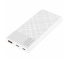 Baterie Externa Powerbank XO Design PR110, 10000 mA, Power Delivery (PD) - Quick Charge 3.0, Alba