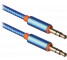 Cablu Audio 3.5 mm la 3.5 mm Defender JACK01-03, TRS - TRS, 1.2 m, Albastru