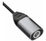 Adaptor Audio Lightning - Lightning/ 3,5 mm Dudao L17, 0.12 m, Gri, Blister 