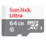 Card Memorie MicroSDXC SanDisk ULTRA ANDROID, 100MB/s, 64Gb, Clasa 10 / UHS-1 U1 SDSQUNR-064G-GN3MN