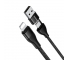 Cablu Date si Incarcare USB / USB Type-C - Lightning Baseus, 1 m, 18W, 2A, Negru CATLYW-G01
