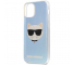 Husa Plastic - TPU Karl Lagerfeld Choupette Head pentru Apple iPhone 12 mini, Transparenta Multicolor KLHCP12SCIR