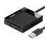 Cititor Card USB UGREEN CR125 30333, USB 3.0 SD / micro SD / CF / MS, Negru