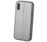 Husa Piele OEM Elegance pentru Samsung Galaxy M11, Argintie, Bulk 