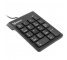 Tastatura numerica USB SBOX NK-106, 18 Taste, Neagra